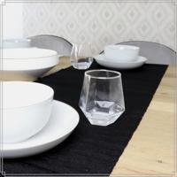 OTIX Waterglazen Set van 6 300ml Diamant vorm Transparant Glas - thumbnail