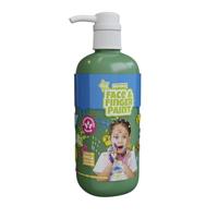 Boti Natural face & fingerpaint fles met pompje - groen, 1l - thumbnail