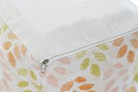 Floor cushion DKD Home Decor Beige Blad van een plant Shabby Chic 40 x 40 x 40 cm - thumbnail