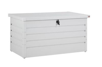 Tuinbox Kussenbox Lichtgrijs 385L metaal afsluitbaar Tuinbox Kussenbox Lichtgrijs 385L metaal afsluitbaar