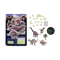 Johntoy Glow dino muurstickers - thumbnail