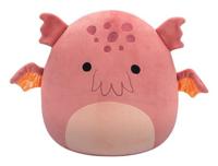 Squishmallows knuffel Leandro de donkerkoraalkleurige cthulhu - 30 cm - thumbnail