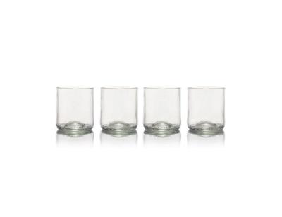 Rebottled glazen - short tumbler - 4-pack - clear