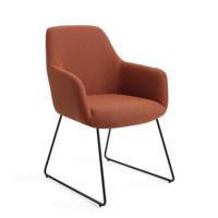 Jesper Home Eetkamerstoel 'Hiroo' Slide Black, kleur Hearth Harmony - thumbnail