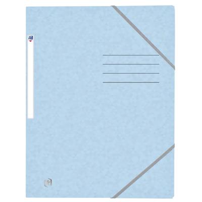 Elastomap oxford top file+ a4 pastel blauw | 10 stuks