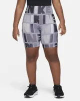Nike Dri-FIT Logo Biker Short Meisjes Grijs - Maat 152 - Kleur: Paars | Soccerfanshop - thumbnail