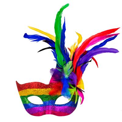 Oogmasker Venetiaans Arcobaleno Rainbow
