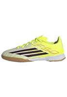 adidas F50 League Zaalvoetbalschoenen (IN) Kids Neongeel Zwart Rood - thumbnail