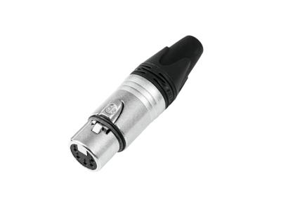 Neutrik NC5FXX XLR-connector Bus, recht Aantal polen: 5 Zilver 1 stuk(s) Neutrik NC5FXX XLR-connector Bus, recht Aantal polen: 5 Zilver 1 stuk(s)
