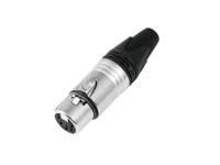Neutrik NC5FXX XLR-connector Bus, recht Aantal polen: 5 Zilver 1 stuk(s) - thumbnail