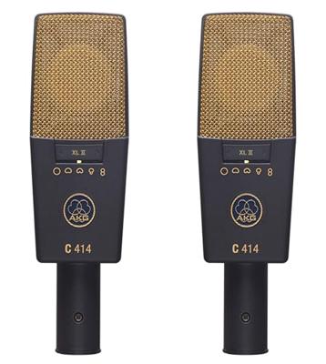 AKG C414 XLII/ST condensator microfoon stereo set