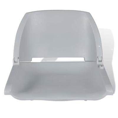 VidaXL Bootstoel zonder kussen inklapbaar 48x51x41 cm grijs VidaXL Bootstoel zonder kussen inklapbaar 48x51x41 cm grijs