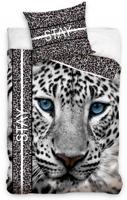 Dreamee Dekbedovertrek Sneeuw cheetah 140 X 200 cm - 70 x 90 cm - Katoen - thumbnail