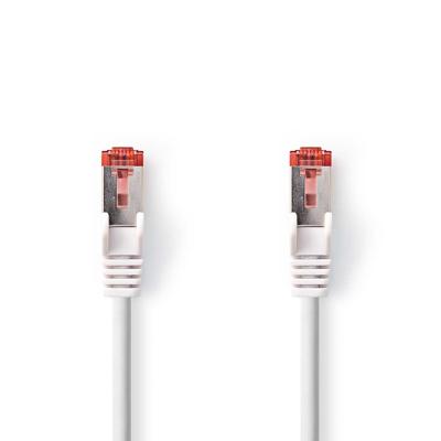 CAT6-kabel | RJ45 Male | RJ45 Male | S/FTP | 7.50 m | Rond | LSZH | Wit | Label CAT6-kabel | RJ45 Male | RJ45 Male | S/FTP | 7.50 m | Rond | LSZH | Wit | Label
