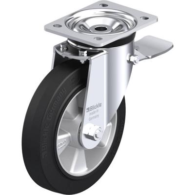 Blickle LK-ALEV 200K-ST Zwenkwiel met rem Wieldiameter: 200 mm Draagvermogen (max.): 500 kg 1 stuk(s)