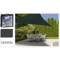 Schaduwdoek Ambiance Donker grijs 3,6 x 3,6 x 3,6 m - thumbnail