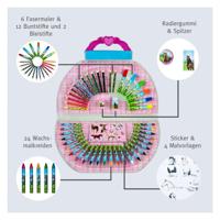 Undercover Kleurkoffer paarden, 51dlg. - thumbnail