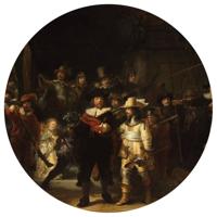 WallArt behangcirkel the night watch 190 cm - thumbnail