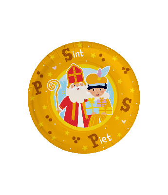 Bordjes Sint & piet Cartoon Vigo (8st)