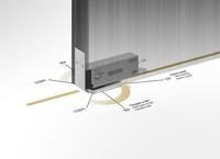 Taatsdeurscharnier JNF instelbaar 100kg zwart - thumbnail