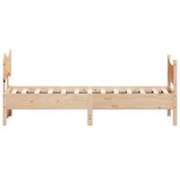 Bedframe zonder matras massief grenenhout 75x190 cm - thumbnail
