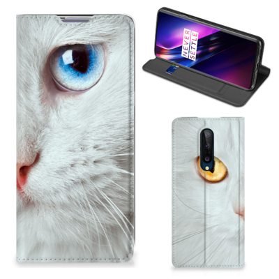 OnePlus 8 | Hoesje maken | Witte Kat