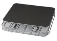 Overige Merken Koffiezetapparaat standaard met capsulehouder 32x29x6 cm metaal/zwart/zilver - thumbnail