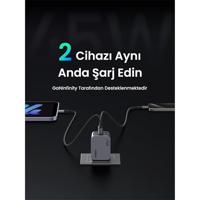 UGREEN Nexode Pro Laadadapter 45 W USB-C bus, USB-C bus Grijs Binnen - thumbnail