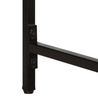 Eettafel 140x70x75 cm massief hout ruw mangohout - thumbnail