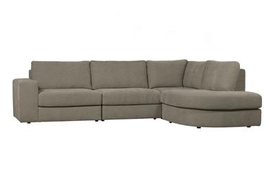vtwonen Hoekbank 'Family' Rechts, Woven, kleur Warm Grijs