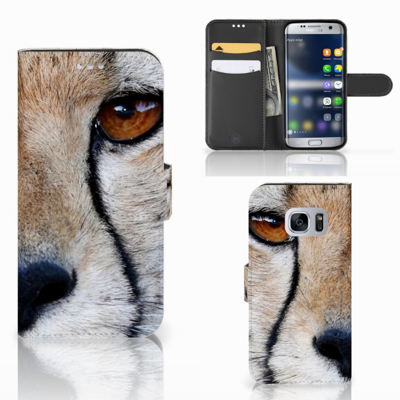 Samsung Galaxy S7 | Telefoonhoesje | Met pasjeshouder | Cheetah Samsung Galaxy S7 | Telefoonhoesje | Met pasjeshouder | Cheetah