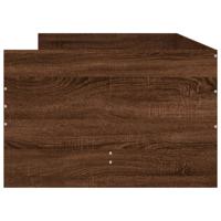 Bedframe met lades bruin eikenkleur 90x190 cm - thumbnail