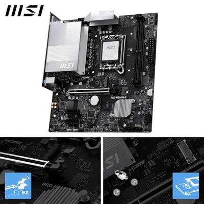 MSI 7E64-001R Moederbord Socket Intel LGA 1851 Vormfactor Micro-ATX Moederbord chipset Intel® H810
