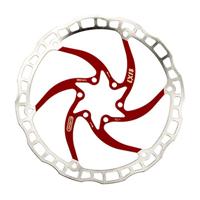 Elvedes one piece rotor 180mm 112g 6 gaats+bout rood 2015199 - thumbnail