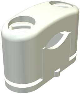 OBO Bettermann 2124149 Buisklem Grijs 50 stuk(s)