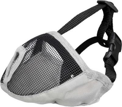 TRIXIE MUILKORF VOOR RASSEN MET PLATTE NEUS POLYESTER GRIJS S-M 40 CM 2 ST