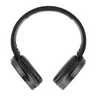 T'NB - Draadloze Bluetooth 5.0-hoofdtelefoon, model Single 2, 8 uur luistertijd, verstelbaar, jackstekker, comfortabel, microfoon en geïntegreerde bedieningselementen, voor sport en training – zwart - thumbnail
