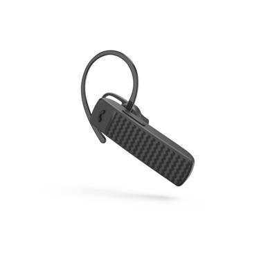 Hama Mono Bluetooth headset (multipoint, voor twee apparaten, spraakbediening, aanraakbediening, headset met microfoon, draadloos, eenzijdig, in ear, afneembare oorhaak, oorkussens, draadloos) zwart