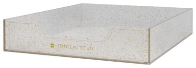 HEMA Brievenbak A4 Glitter Goud HEMA Brievenbak A4 Glitter Goud