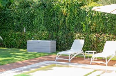 Toomax kussenbox dolomiti 151x70x63cm warm grijs