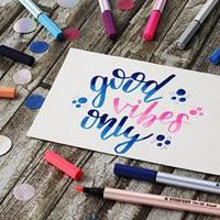 Brushstift stabilo pen 68/36 smaragdgroen | 10 stuks - thumbnail