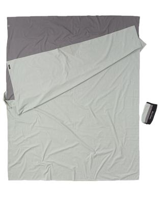 Cocoon Travel Sheet Double 100% Cotton Lakenzak Grey / Blue Double Cocoon Travel Sheet Double 100% Cotton Lakenzak Grey / Blue Double