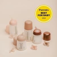 Set fles Zero.Zero + speen SUAVINEX roze nude - thumbnail