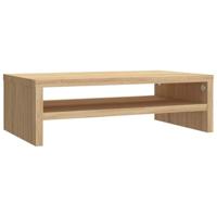 VidaXL Monitorstandaard 42x24x13 cm bewerkt hout sonoma eikenkleurig - thumbnail