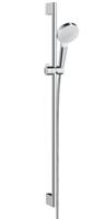 Hansgrohe Crometta 1jet doucheset 90cm ecosmart wit chroom 26539400 - thumbnail