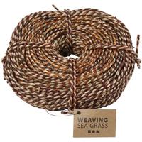 Creativ Company Zeegras, dikte 3,5-4 mm, ca. 80 m, bruin, 500 gr/ 1 bol - thumbnail
