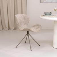 Zuiver Eetkamerstoel 'OMG' Chenille, kleur Beige - thumbnail