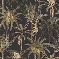 Dutch Wallcoverings Arboretum - Ateles Charcoal - Antraciet - thumbnail