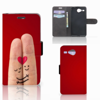 Acer Liquid Z520 Wallet Case met Pasjes Liefde - Origineel Romantisch Cadeau - thumbnail