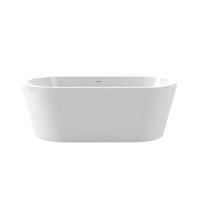 Vrijstaand Ligbad Xenz Noa 170 x 80 Cm Wit Afvoer Wit - thumbnail